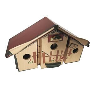 Vintage Fishing Cabin 3 Drawer Box